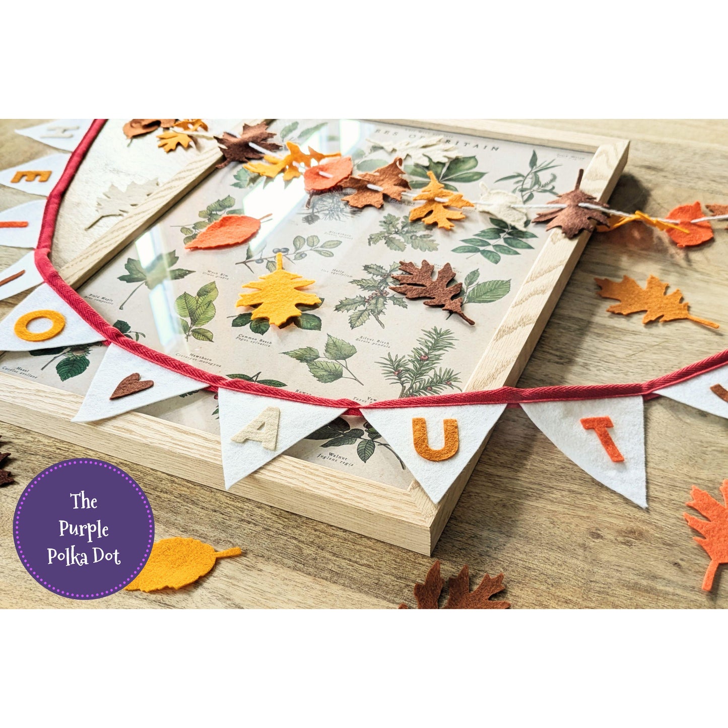 Hello Autumn felt bunting