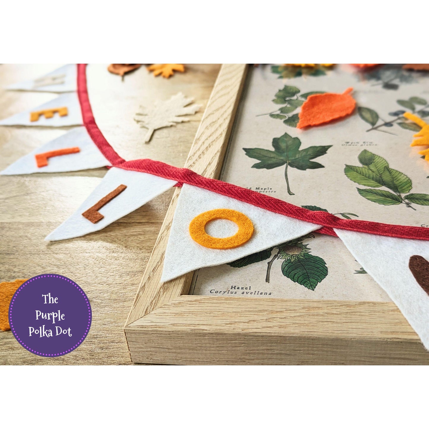 Hello Autumn felt bunting