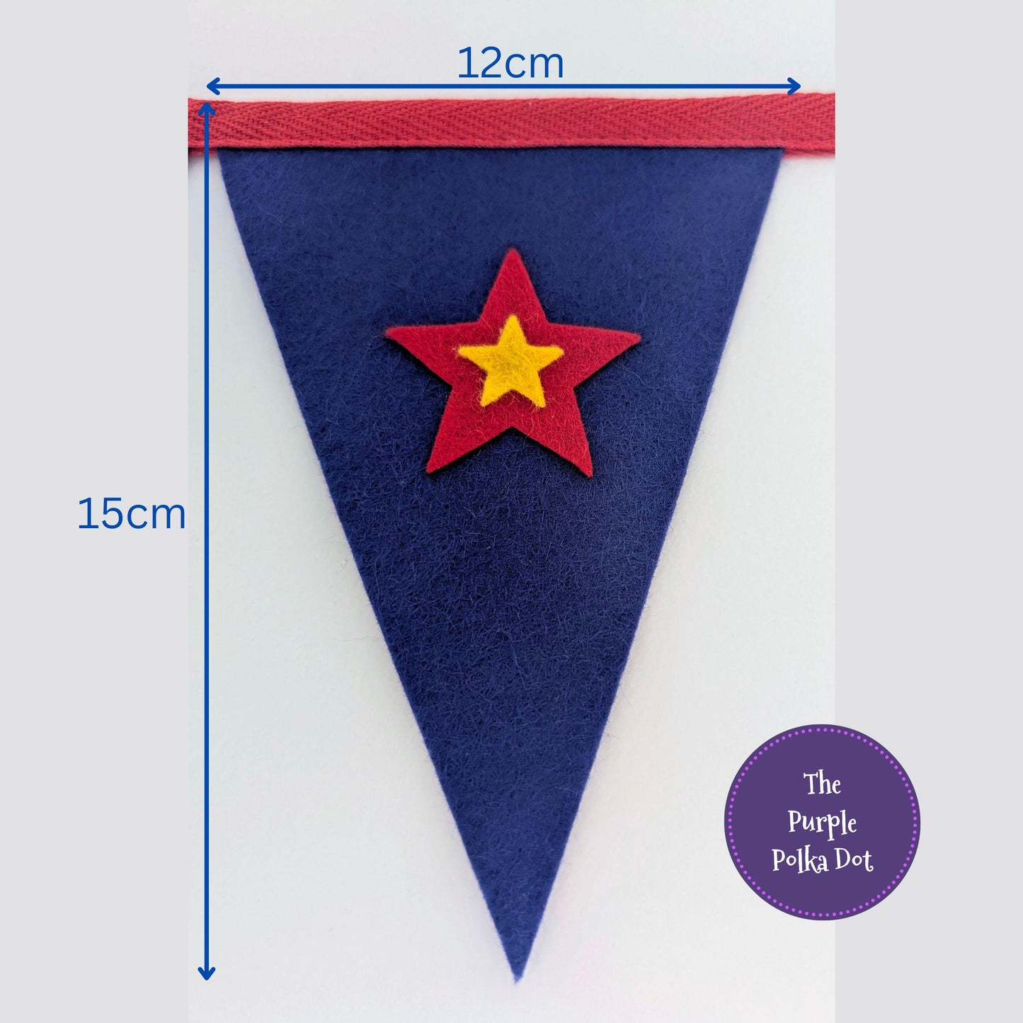 Handmade felt Father's Day bunting, Superdad banner, felt decoration for Dad, Father's Day decor, superhero garland, gift for dad