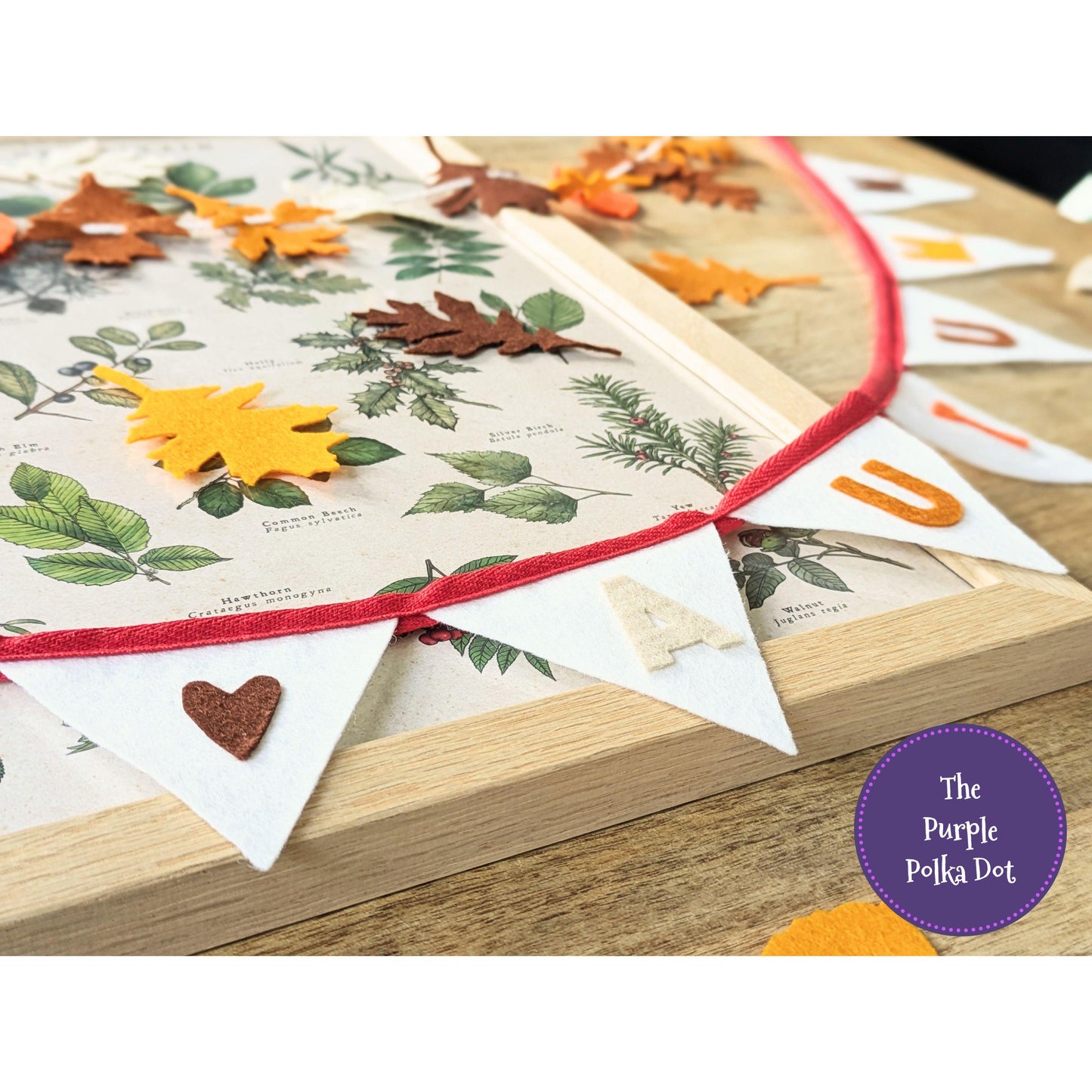 Hello Autumn felt bunting
